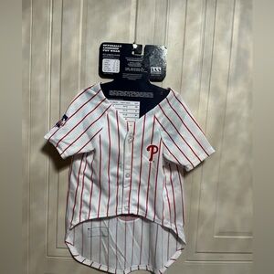 Harper #3 Philadelphia Phillies Pinstripe Pet DOG MLB Jersey- Large